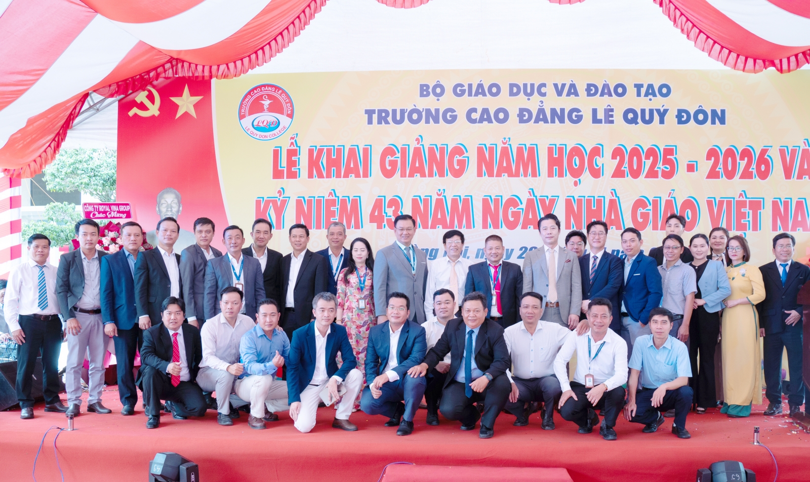 Lễ Khai giảng đồng loạt năm học 2025 – 2026 và kỷ niệm 43 năm Ngày Nhà giáo Việt Nam (20/11/1982 – 20/11/2025)
